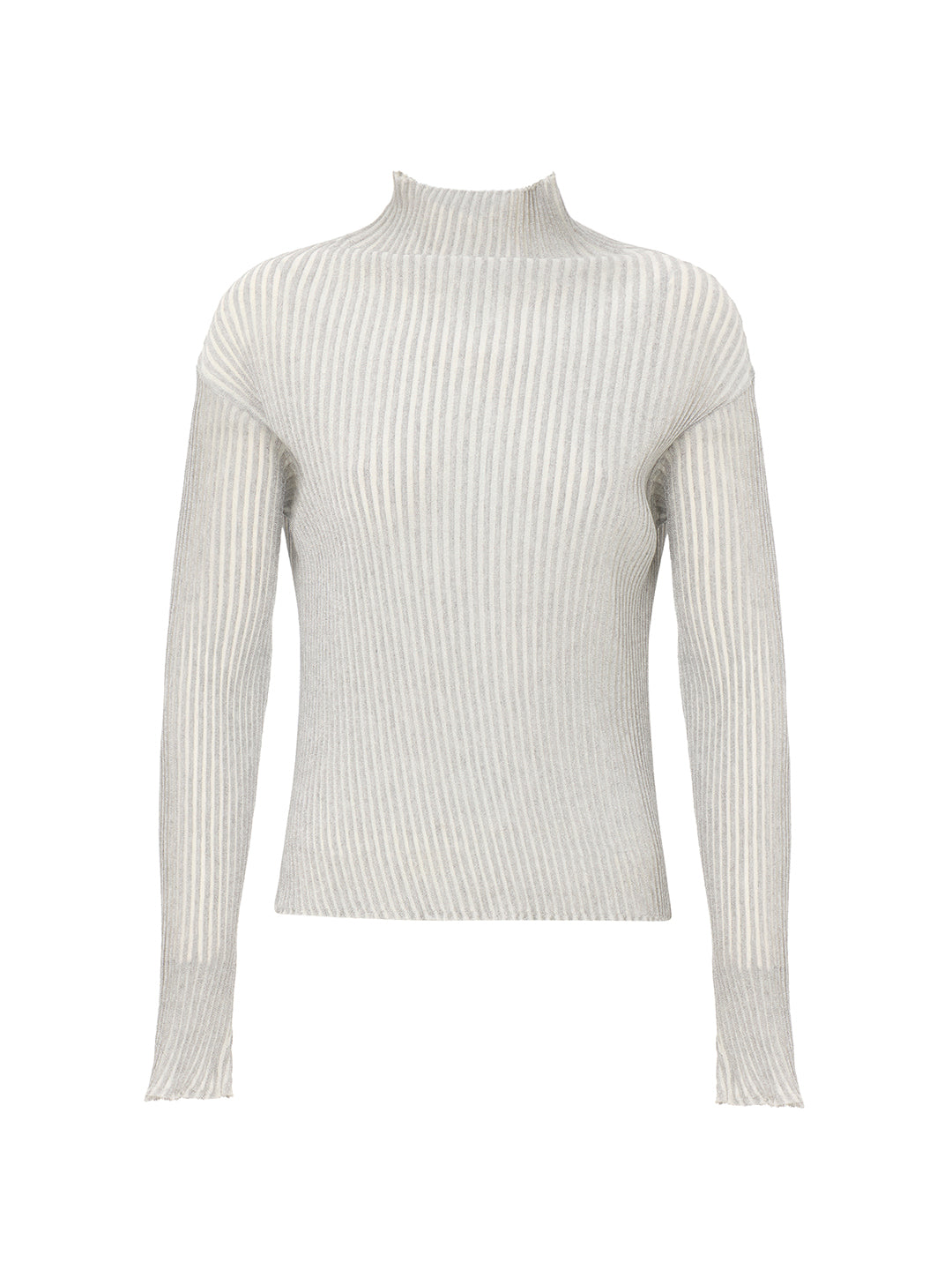 Soft Knit Top with Grey Striped