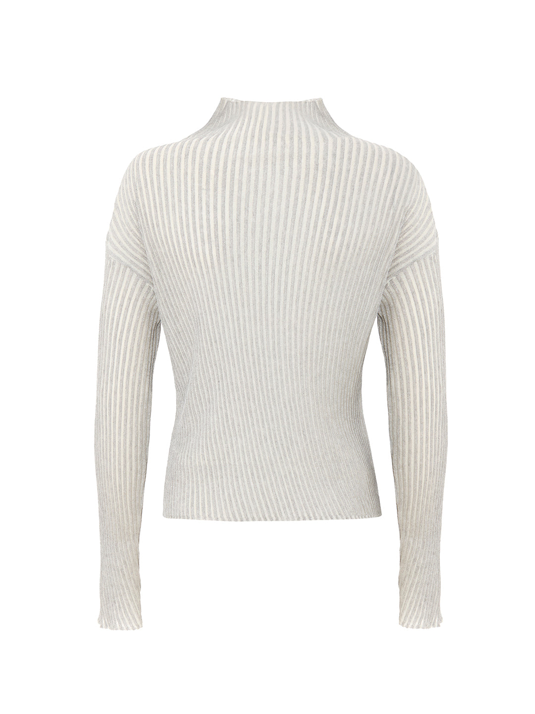 Soft Knit Top with Grey Striped