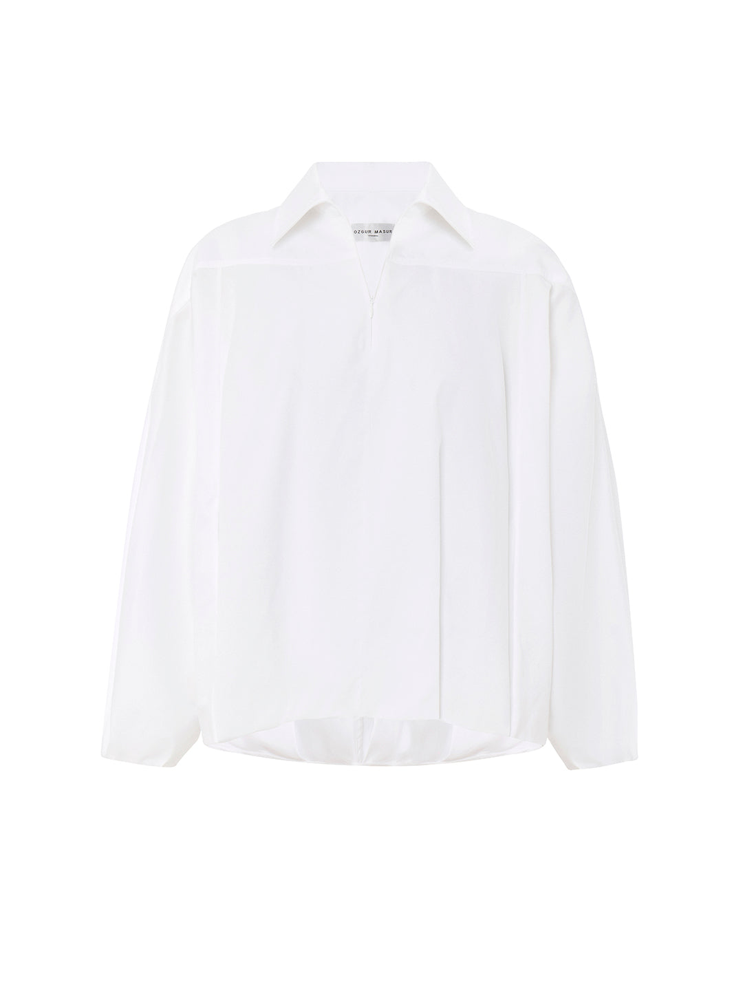 Poplin Shirt with Balloon Fit