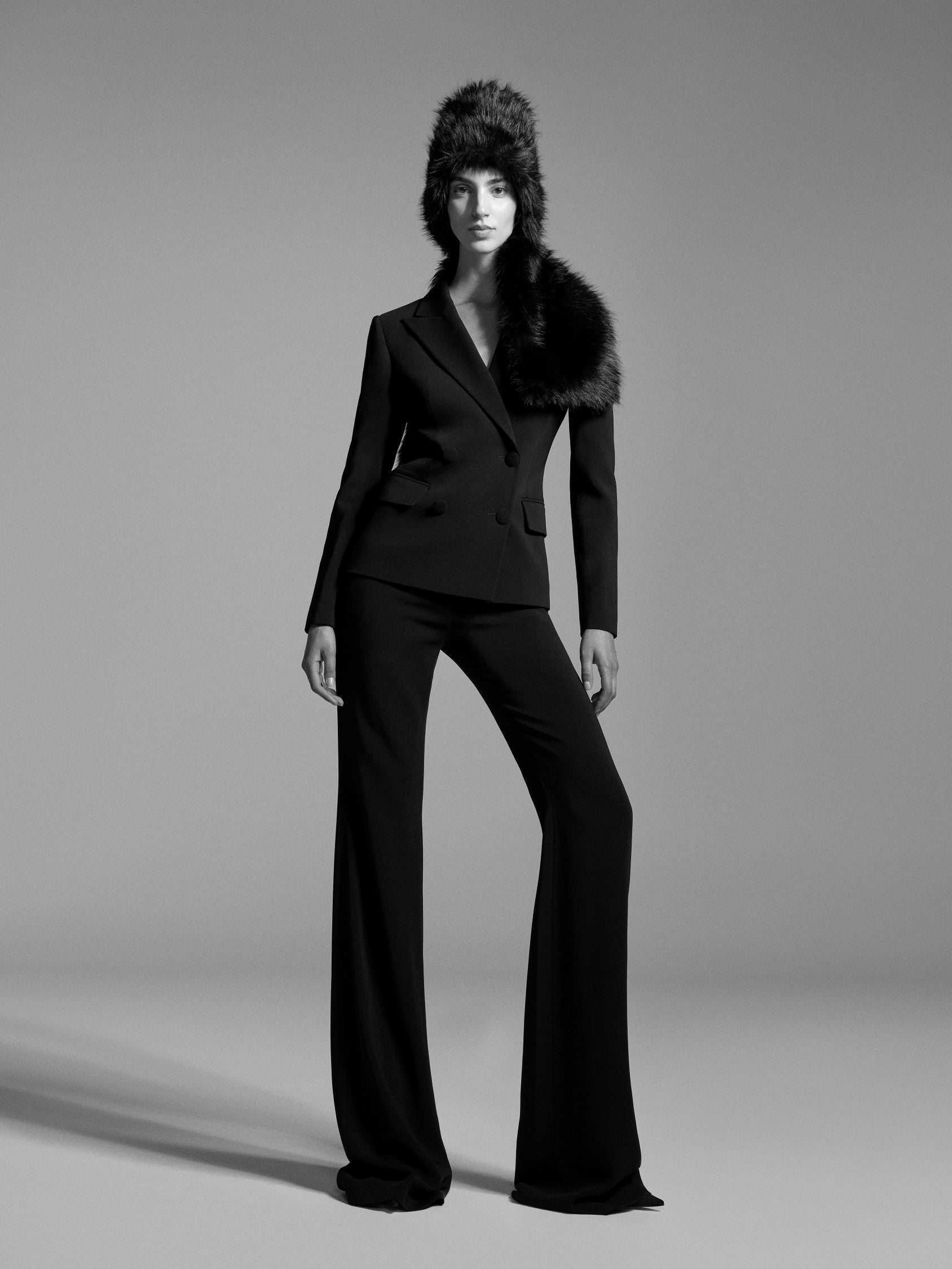 Black Tailored Classic Suit