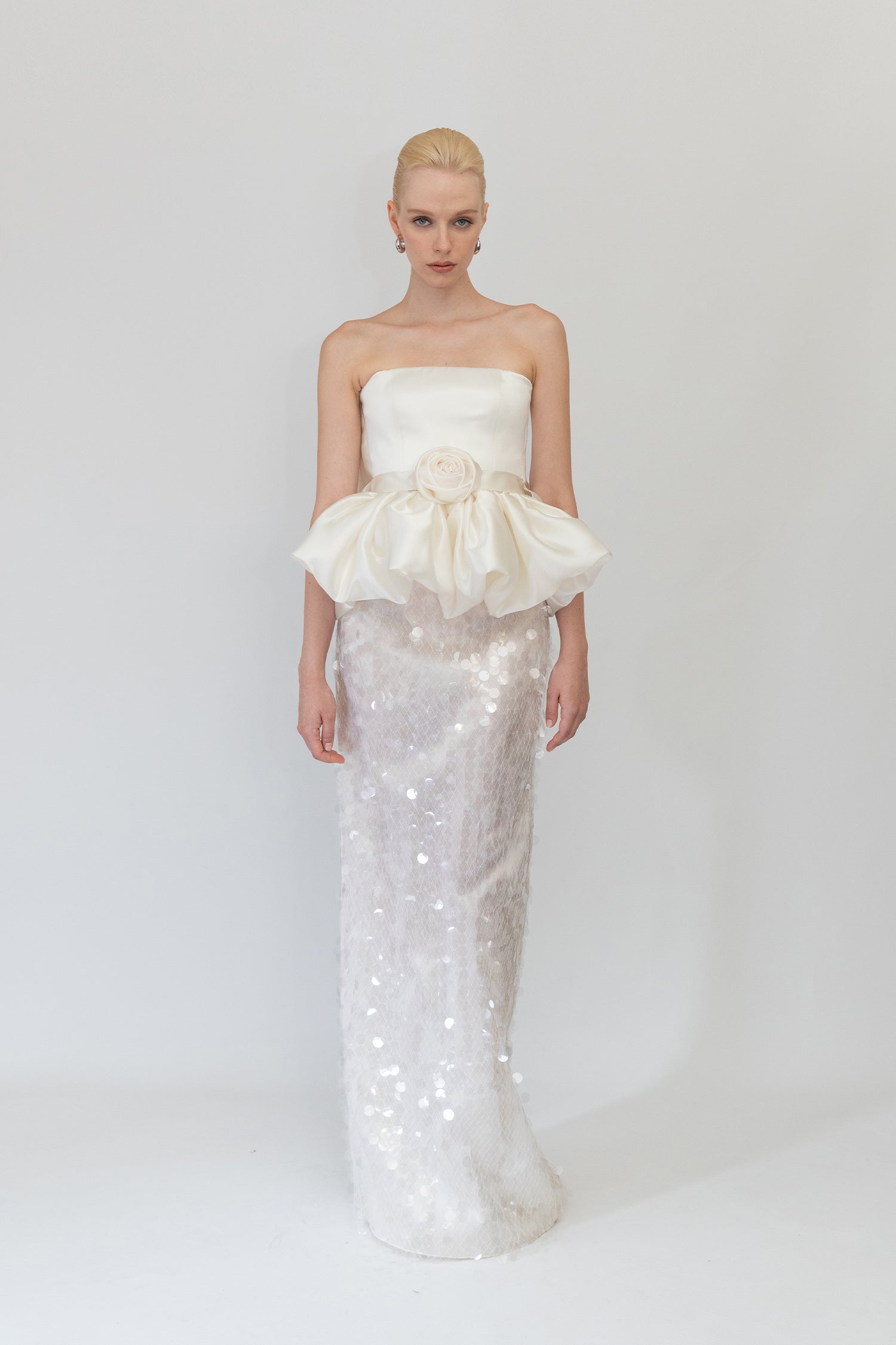 Organza Corseted Balloon Cut Top