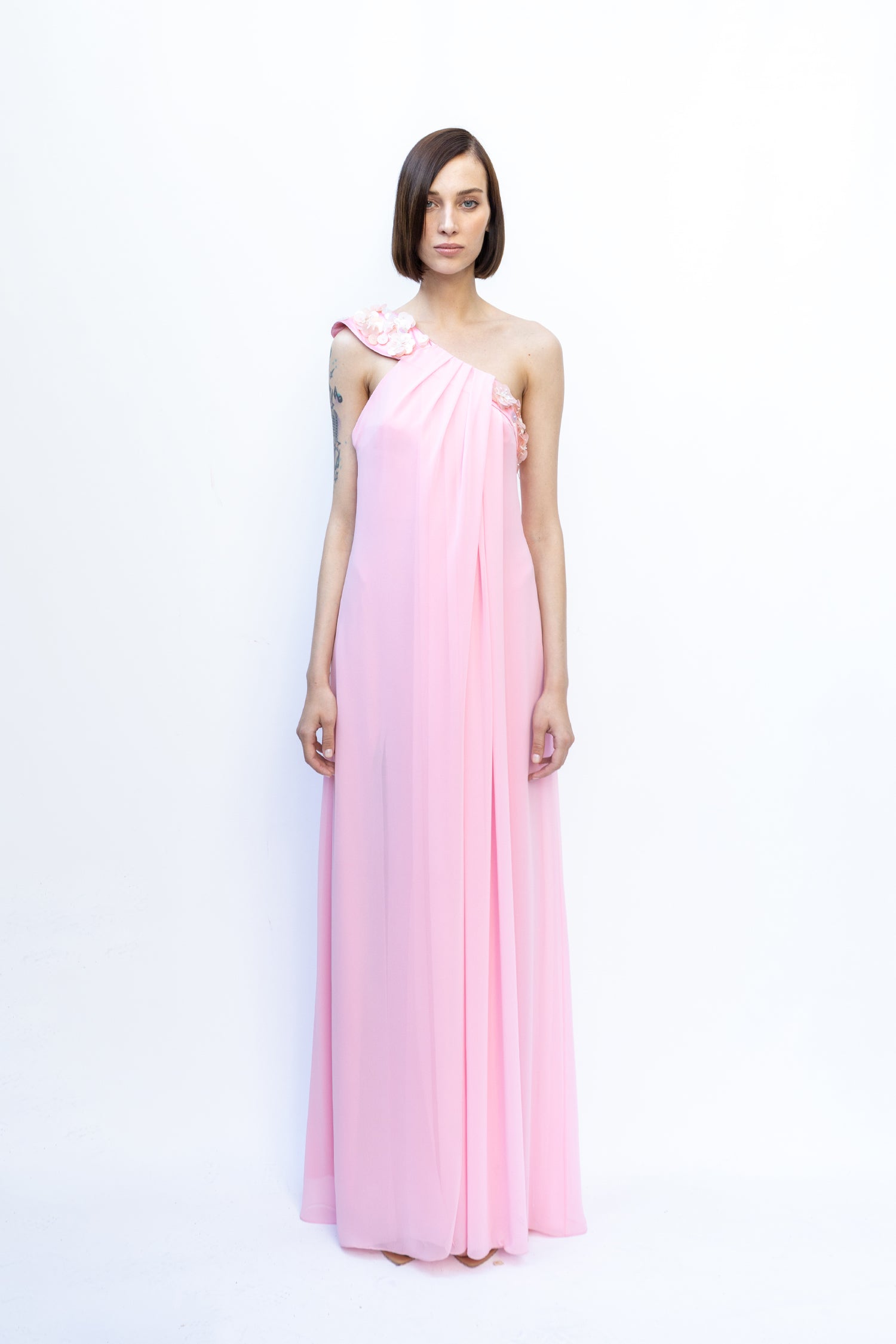 Sequin Hand Embroidered Gown