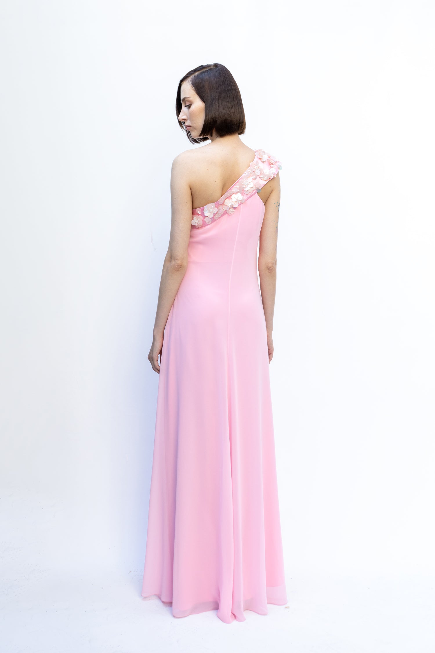 Sequin Hand Embroidered Gown