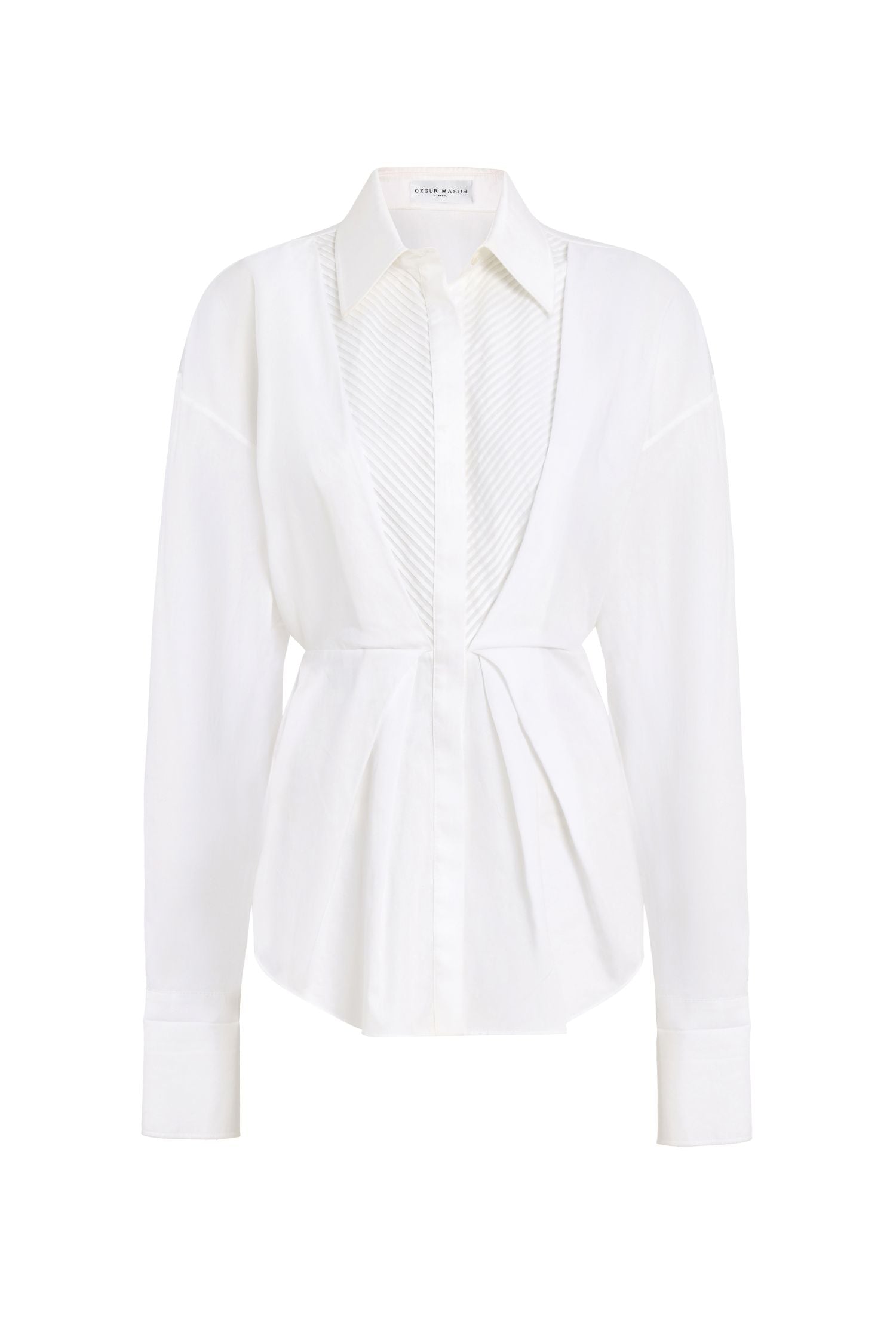 Tailored White Shirt with Waist Shaping