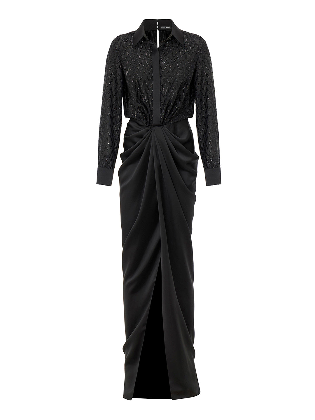 Signature Shirt Dress with Slit Detail