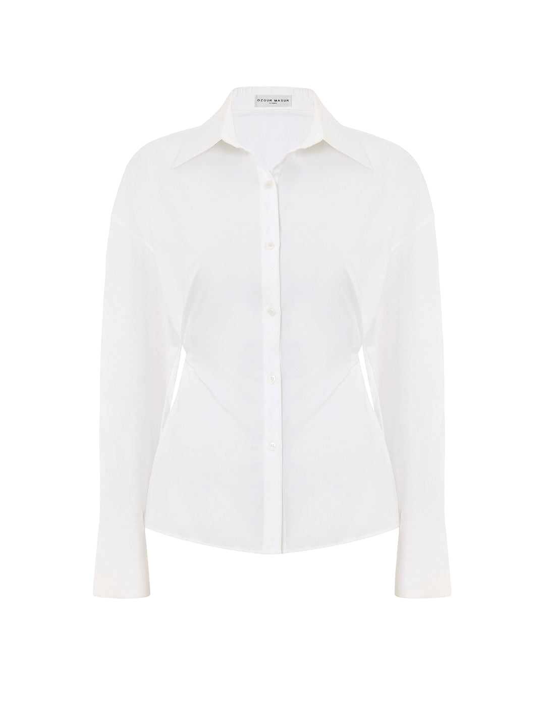 Shirt with Lace-Up Back Detail