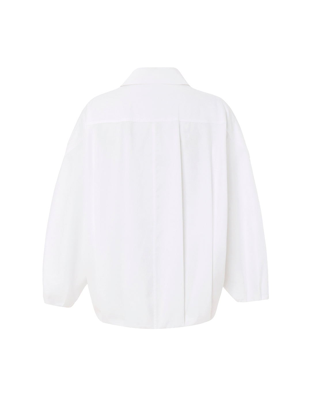 Poplin Shirt with Balloon Fit