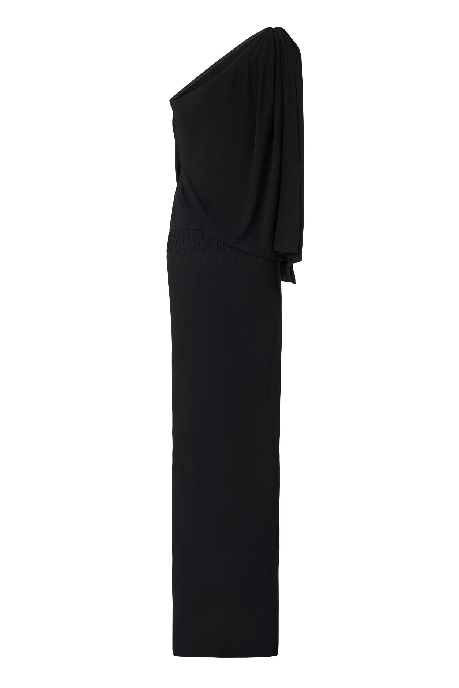 One-Shoulder  Asymmetrical Jersey Dress