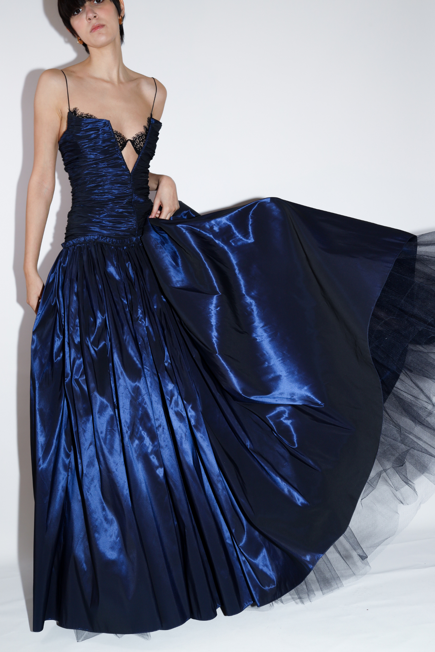 Taffeta Corseted Gown