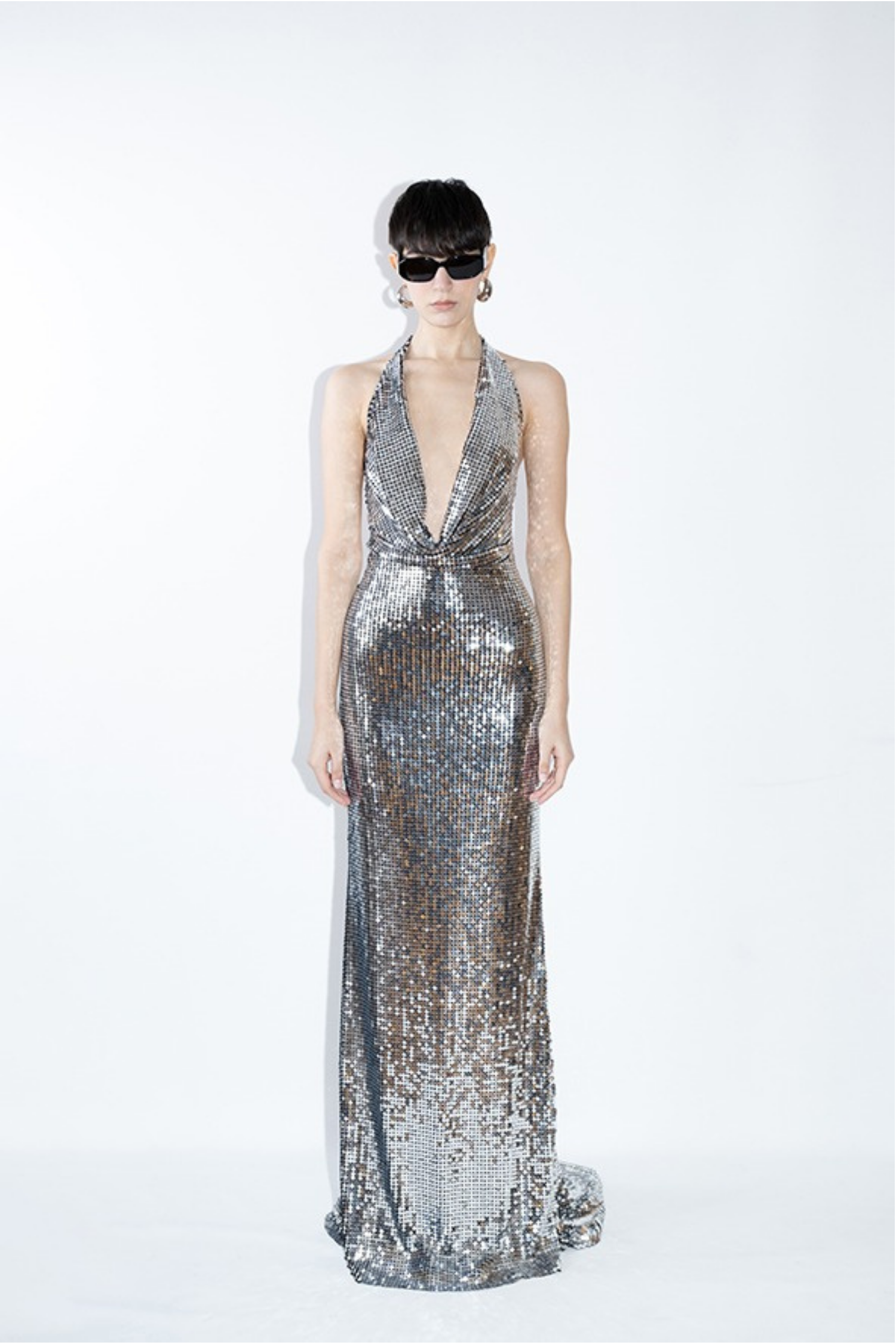 Double Sequined Gown