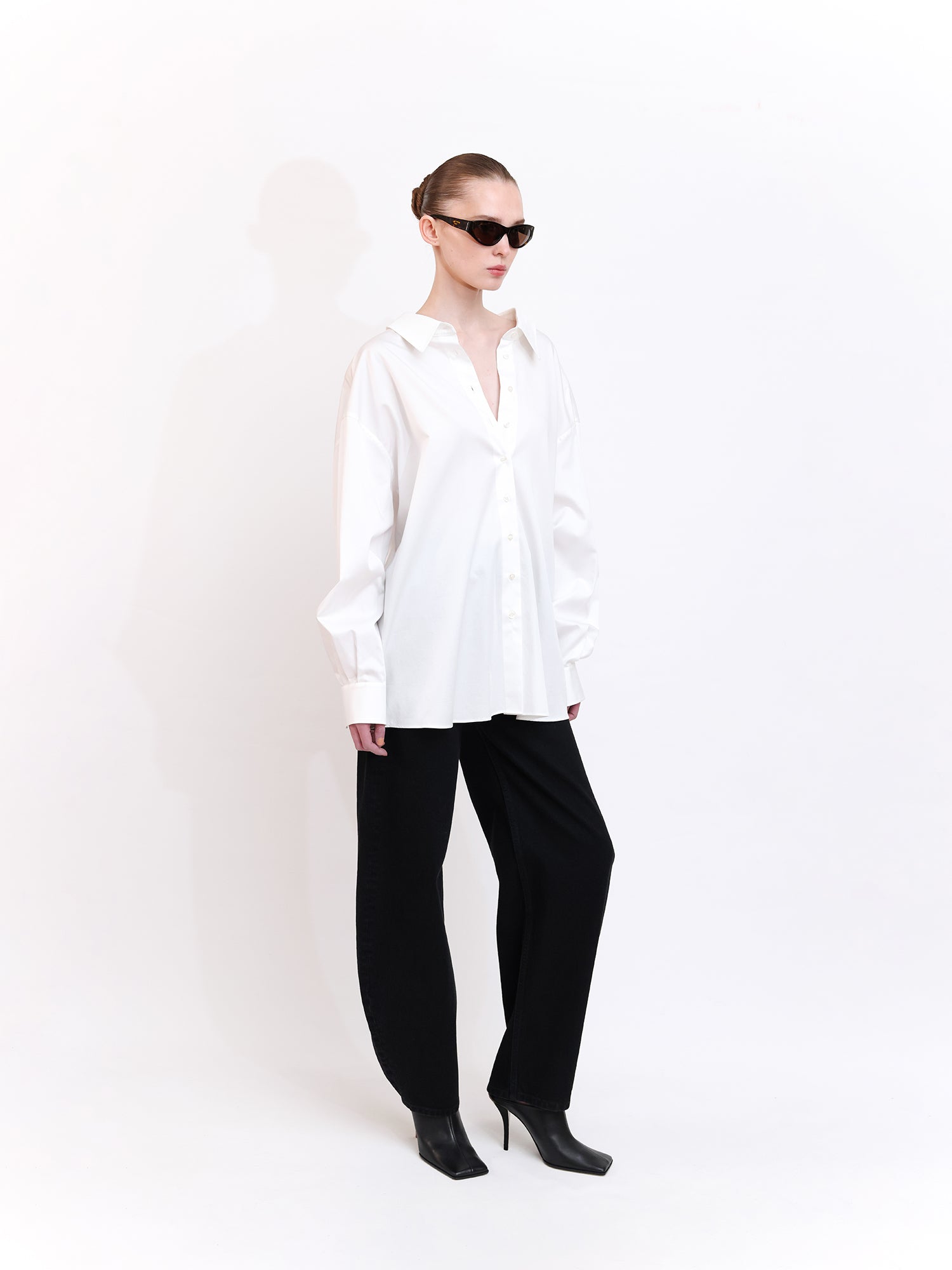 Button-down White Poplin Shirt