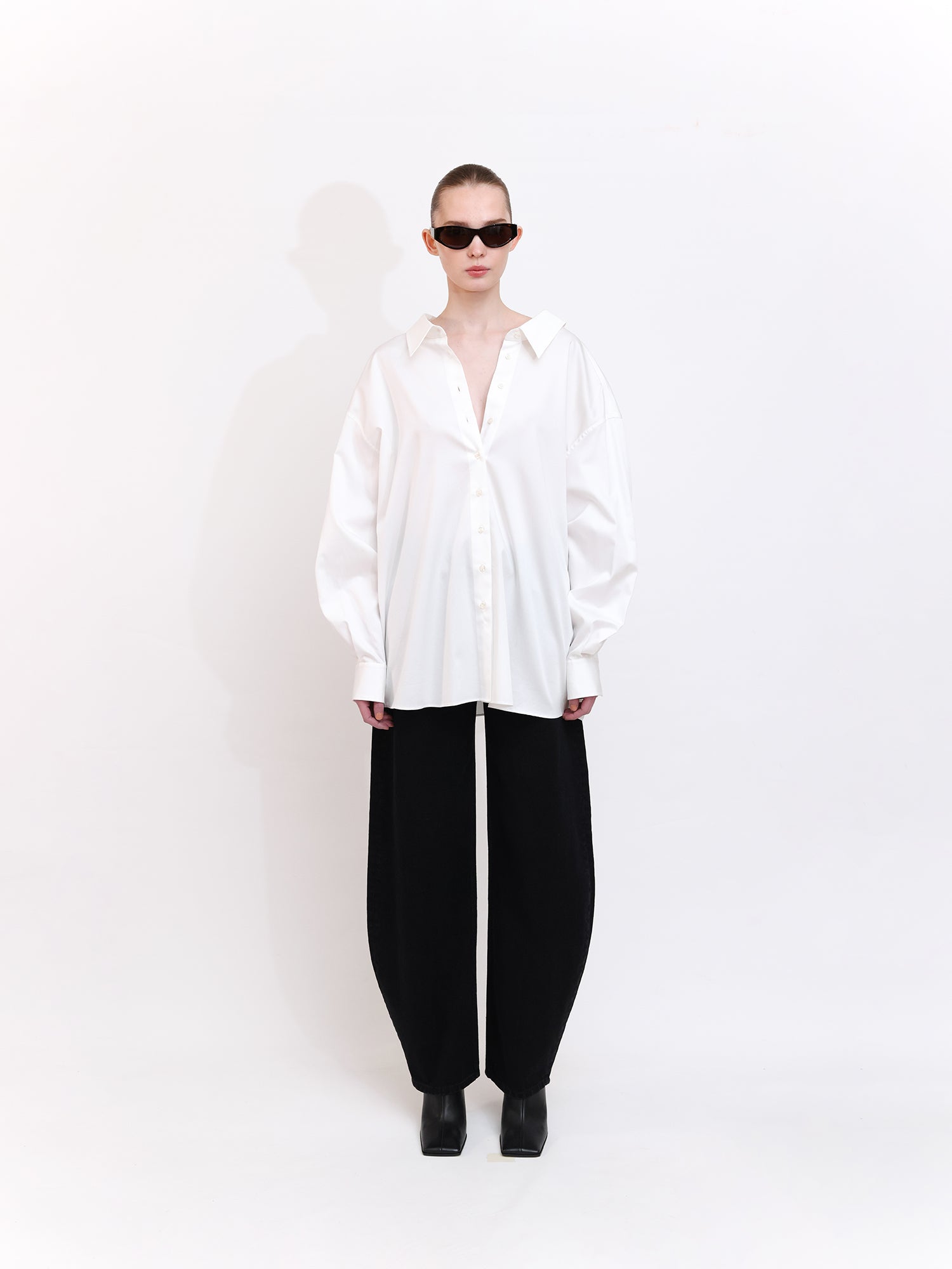 Button-down White Poplin Shirt