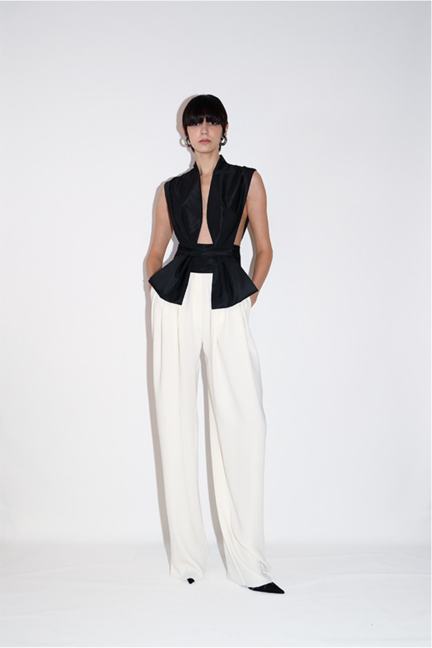 Double Pleated Pants