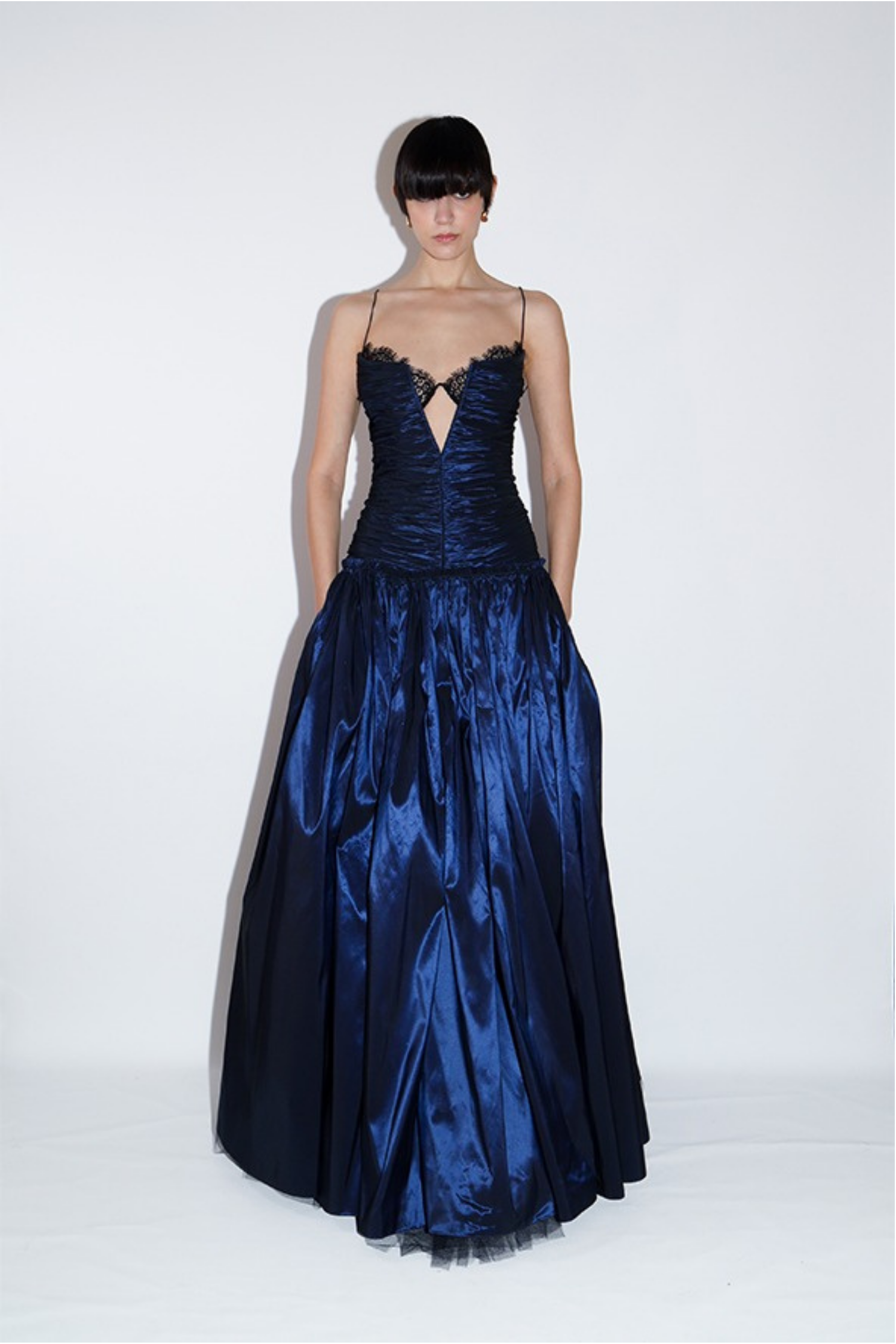 Taffeta Corseted Gown