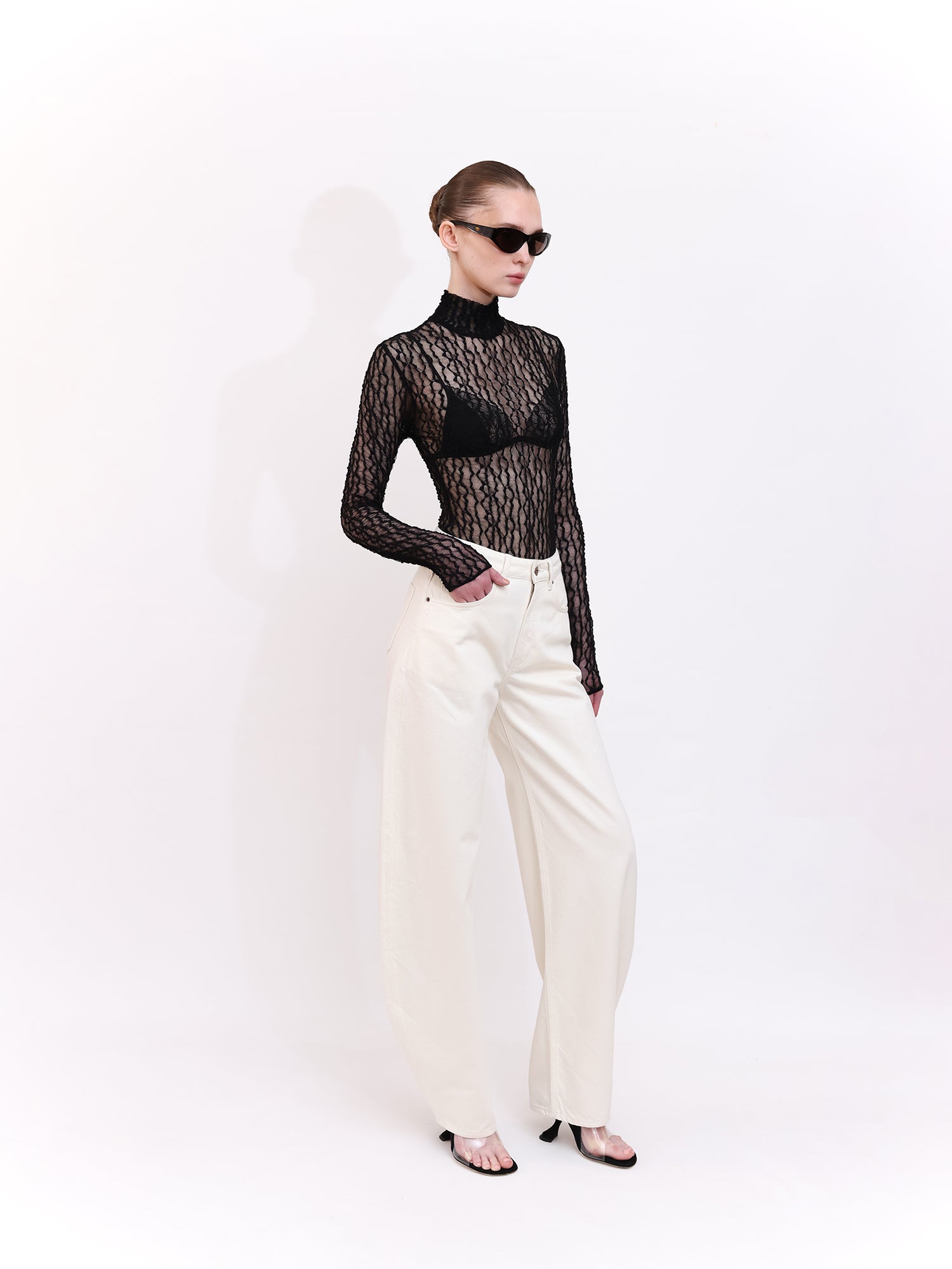 Sheer Lace Bodysuit