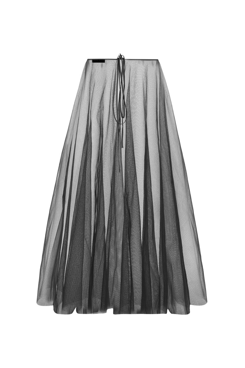 Tulle Tutu Skirt For Knitted Dress in Black