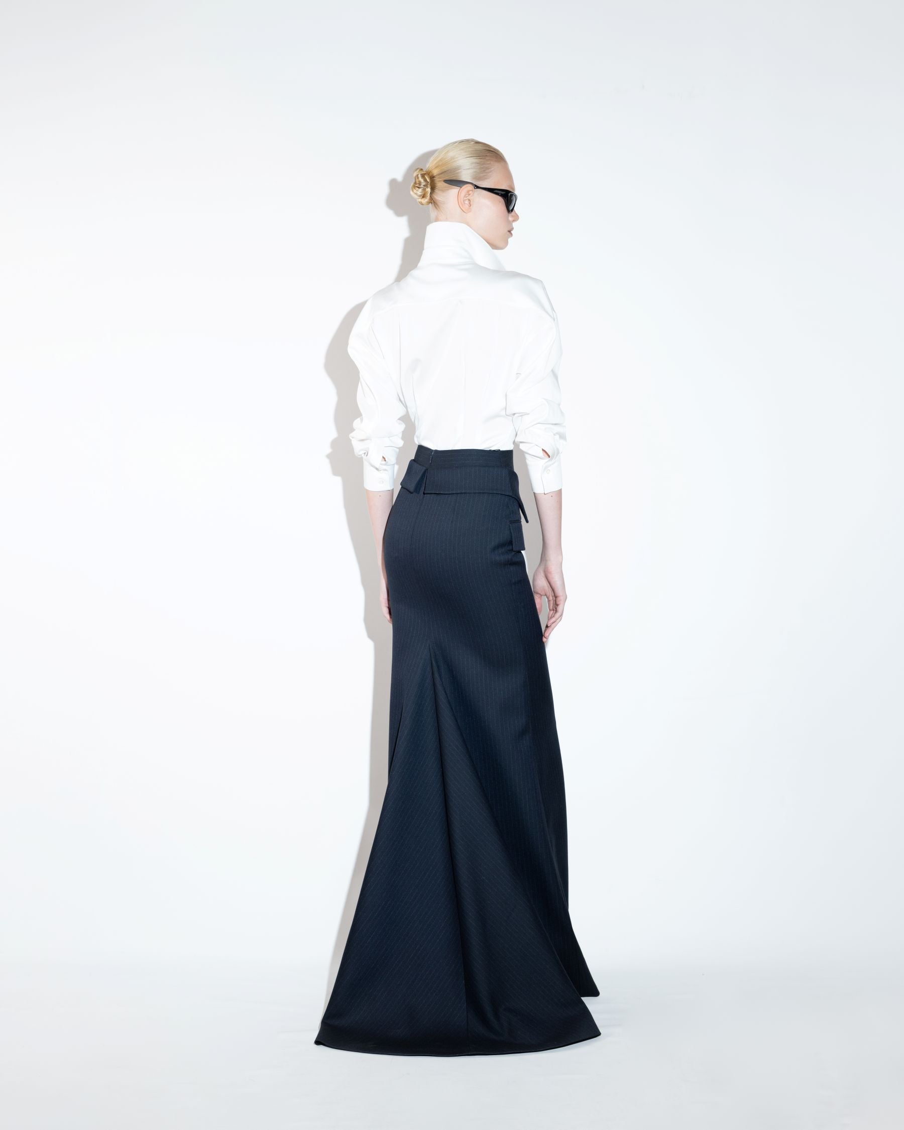 Button-Front Skirt
