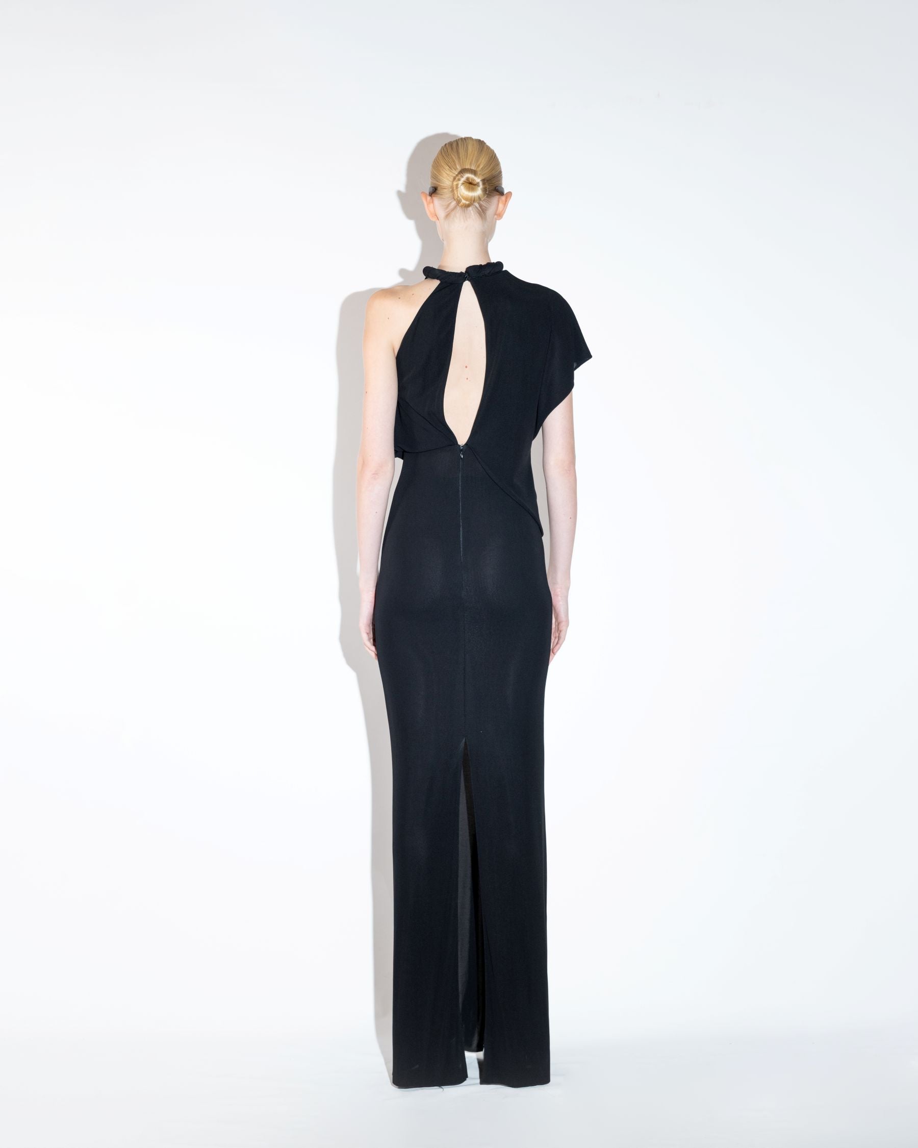 One-Shoulder Draped Dress