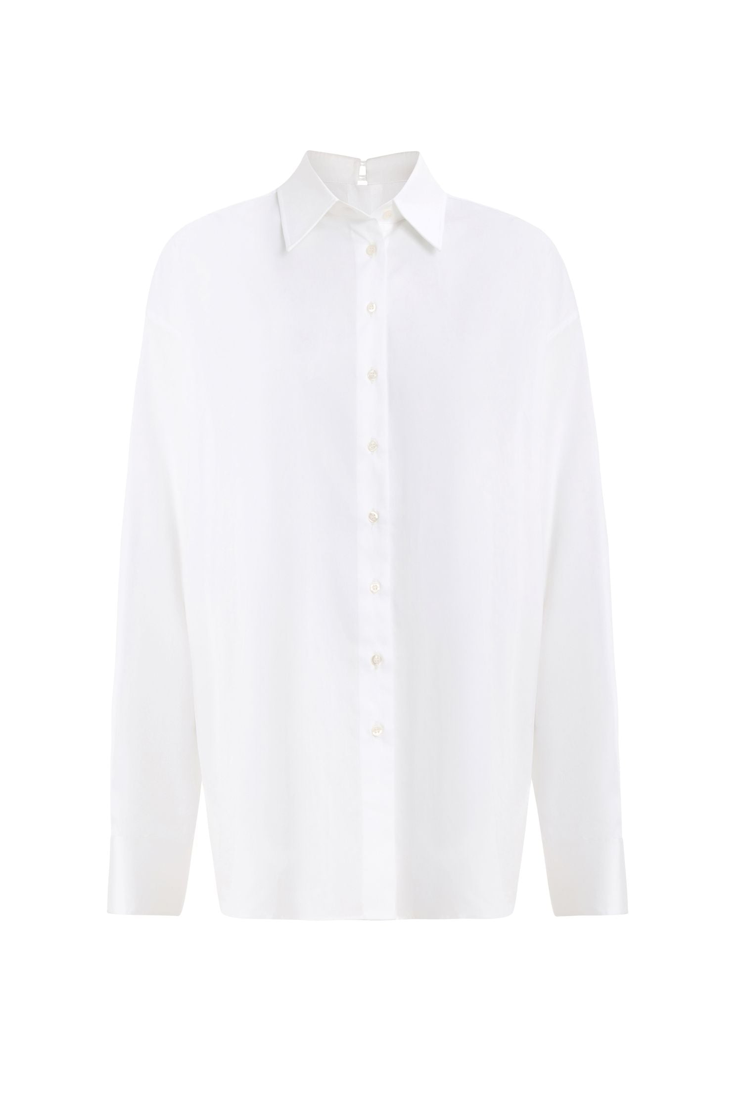Button-down White Poplin Shirt