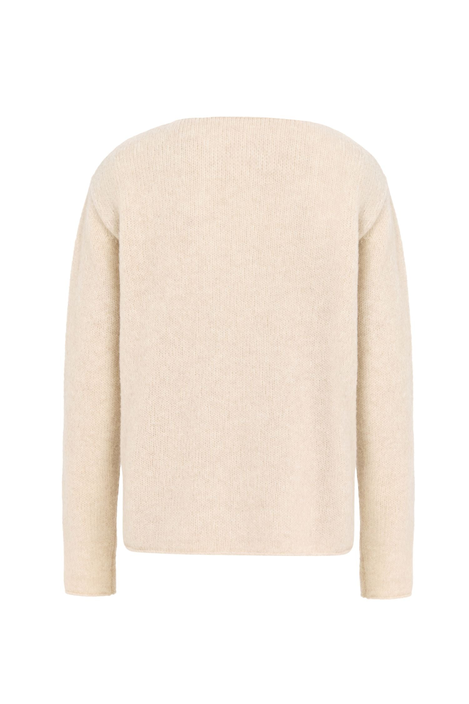 Crew Neck Sweater with Shawl Set
