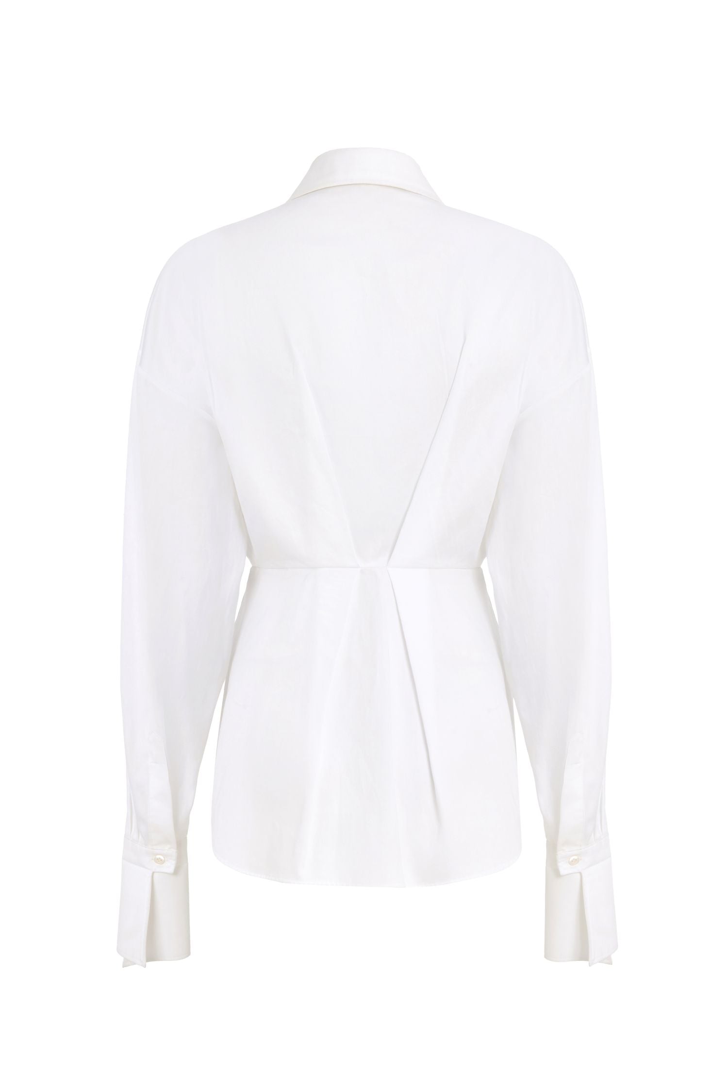 Tailored White Shirt with Waist Shaping