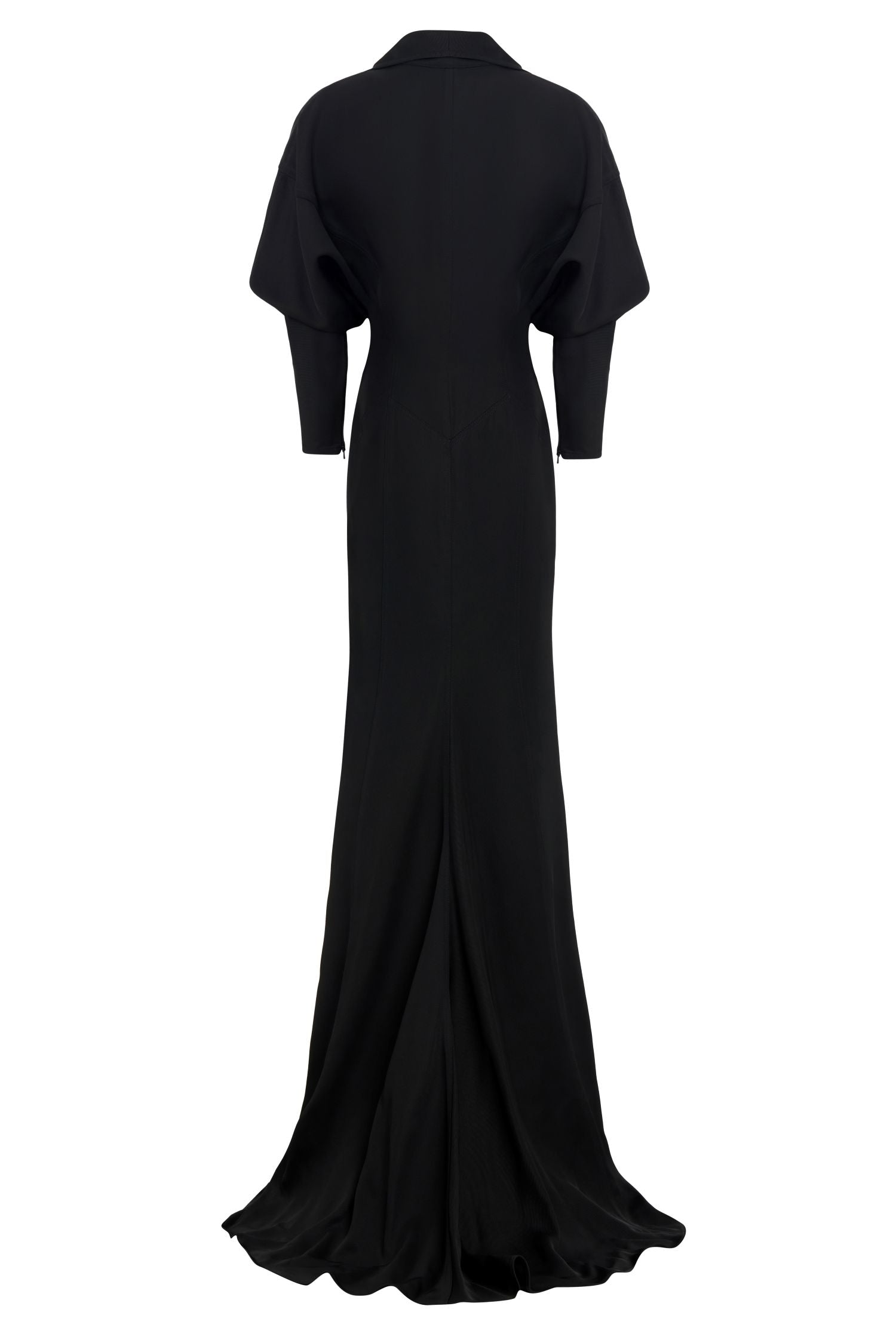 Long Zip-Up Maxi Dress